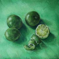 Limonades 30x30cm Oil on canvas